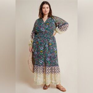 EUC Anthropologie Maeve Ondine maxi dress - like new (M)